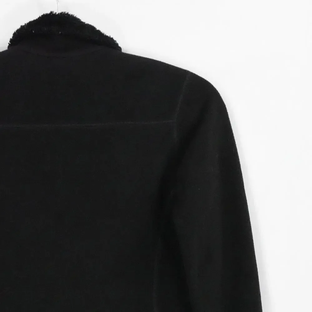 Patagonia Jacket Womens XS Black Full Zip Fleece Reversible Sherpa Pile Outdoors - Picture 8 of 16